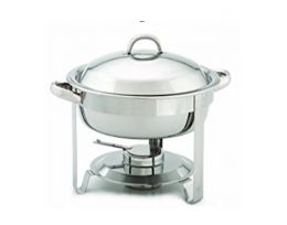 Chafer 4 QT Round Stainless Steel