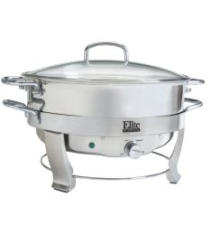 Chafer 5 QT Stainless Steel Round Electric