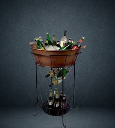 Party Tub Copper w/Stand (Wine)